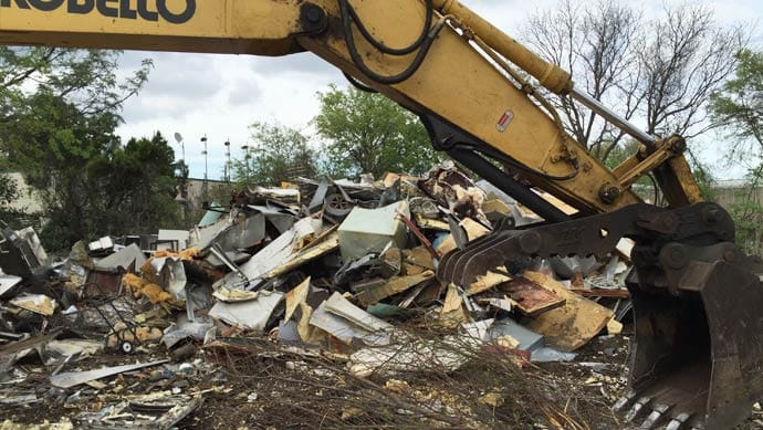 Gardner Metals - demolition of building